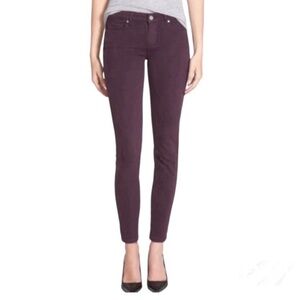 Paige Verdugo Ankle Skinny (BOUTIQUE Jean) - pinot noir
